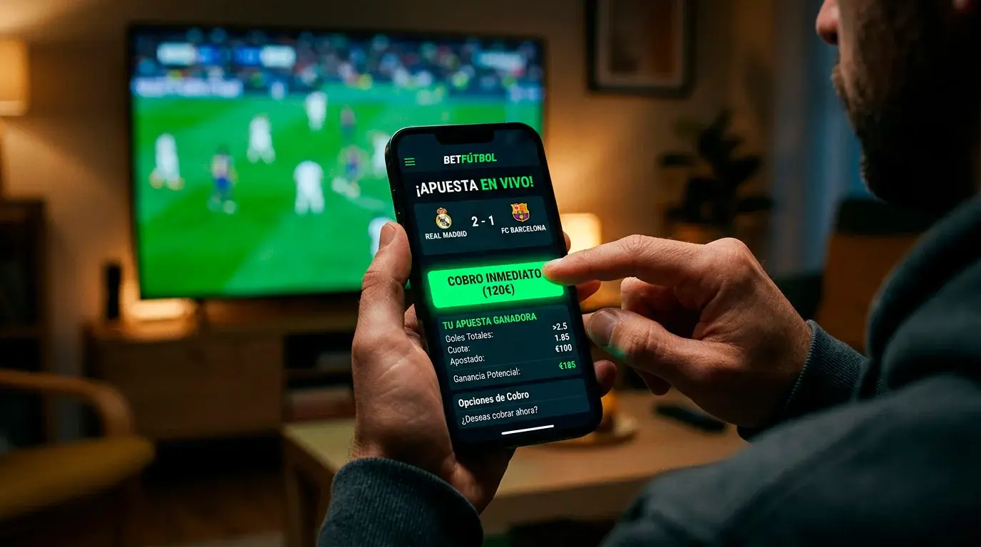 Guía del cash out en apuestas de fútbol con análisis de cuándo conviene usarlo
